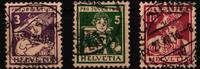 Schweiz Schweiz 130-132 gestempelt Pro Juventute MiNr. 130-132 gestempelt Pro Juventute -