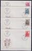 Schweiz 738-741 als Ersttagsbrief -