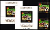 Togo Togo Block 71 A+B + 963 A+B postfrisch Olympiade München 1972 MiNr. Block 71 A+B + 963 A+B postfrisch Olympiade München 1972 -