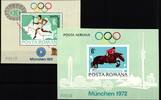 Rumänien Rumänien Block 93-94 postfrisch Olympiade München 1972 MiNr. Block 93-94 postfrisch Olympiade München 1972 -