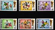 Togo Togo 1017-1022 B postfrisch Fußball WM 1974 MiNr. 1017-1022 B postfrisch Fußball WM 1974 -