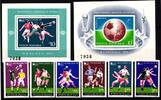 Rumänien Rumänien Block 114-115 + 3203-3208 postfrisch Fußball WM 1974 MiNr. Block 114-115 + 3203-3208 postfrisch Fußball WM 1974 -
