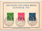 Berlin 68-70 auf Ausstellungskarte Sonderstempel Hannovermesse -