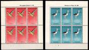 Neuseeland Neuseeland 386-387 mit Falz als Kleinbögen, Vögel MiNr. 386-387 mit Falz als Kleinbögen, Vögel -