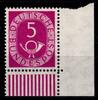 BRD Bund BRD Bund 125 postfrisch aus der re. unteren Bogenecke, geprüft Schlegel MiNr. 125 postfrisch aus der re. unteren Bogenecke, gepr -