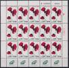 Israel Israel 1269 postfrisch als Kleinbogen, Klatschmohn MiNr. 1269 postfrisch als Kleinbogen, Klatschmohn -
