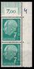 BRD Bund BRD Bund 181x Wv postfrisch senk. Paar der re. oberen Bogenecke mit DZ MiNr. 181x Wv postfrisch senk. Paar der re. oberen Bogene -