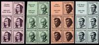Australien Australien H-Blatt 41-44 postfrisch Persönlichkeiten MiNr. H-Blatt 41-44 postfrisch Persönlichkeiten -