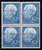 BRD BRD 187x Wv postfrisch 4er Einheit MiNr. 187x Wv postfrisch 4er Einheit -