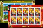 Aserbaidschan Aserbaidschan 513-514 postfrisch als Kleinbögen, Cept 2002 MiNr. 513-514 postfrisch als Kleinbögen, Cept 2002 -