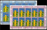 Aserbaidschan Aserbaidschan 461-462 postfrisch als Kleinbögen, Cept 2000 MiNr. 461-462 postfrisch als Kleinbögen, Cept 2000 -