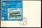 Paraguay Paraguay Block 256 postfrisch als FDC, Zeppelin MiNr. Block 256 postfrisch als FDC, Zeppelin -