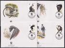 Ghana Ghana 1973-1976 gestempelt als FDC / Affen MiNr. 1973-1976 gestempelt als FDC / Affen -