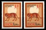 Macau Macau 550 A + C postfrisch Tiger MiNr. 550 A + C postfrisch Tiger -