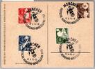 BRD Bund 167-170 auf Ausstellungskarte -