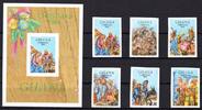 Ghana Ghana 1072-1077 und Block 114 B postfrisch Weihnachten MiNr. 1072-1077 und Block 114 B postfrisch Weihnachten -