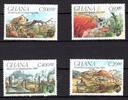 Ghana Ghana 1334-1337 postfrisch Natur MiNr. 1334-1337 postfrisch Natur -