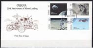Ghana Ghana 1328-1311 gestempelt als FDC / Weltraum MiNr. 1328-1311 gestempelt als FDC / Weltraum -