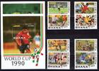 Ghana Ghana 1397-1404 und Block 157 und 158 postfrisch Fußball MiNr. 1397-1404 und Block 157 und 158 postfrisch Fußball -
