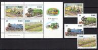 Irland Irland 528-531 und Block 5 postfrisch Eisenbahn MiNr. 528-531 und Block 5 postfrisch Eisenbahn -