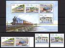 Irland Irland 1639-1642 und Block 54 postfrisch 1 Paar / Eisenbahn MiNr. 1639-1642 und Block 54 postfrisch 1 Paar / Eisenbahn -