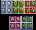 Schweiz Schweiz 742-746 postfrisch als 4er Blöcke, Pro Juventute MiNr. 742-746 postfrisch als 4er Blöcke, Pro Juventute -