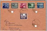 Dt. Besetzung Luxemburg 888-893 auf Brief Sonderstempel -