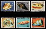 Wallis & Futuna Wallis & Futuna 501-506 postfrisch Meeresschnecken MiNr. 501-506 postfrisch Meeresschnecken -
