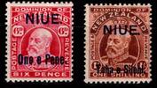 Niue Niue 14-15 mit Falz MiNr. 14-15 mit Falz -