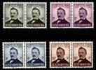 Luxemburg Luxemburg 464-467 postfrisch als waag. Paare MiNr. 464-467 postfrisch als waag. Paare -