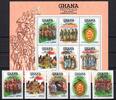 Ghana Ghana 3717-3721 und Block 467 postfrisch Tradition MiNr. 3717-3721 und Block 467 postfrisch Tradition -