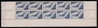 Frankreich Frankreich 811 postfrisch als 10er Bogenteil, Flugzeuge MiNr. 811 postfrisch als 10er Bogenteil, Flugzeuge -