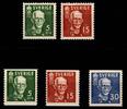 Schweden Schweden 250-252 A, 250-251 B postfrisch MiNr. 250-252 A, 250-251 B postfrisch -