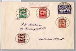 Danzig 66-70 auf Brief Flugpost -
