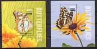 Ghana Ghana Block 569 und 570 postfrisch Schmetterlinge MiNr. Block 569 und 570 postfrisch Schmetterlinge -
