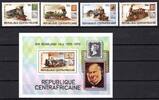 Zentralafr. Republik Zentralafr. Republik Block 70 + 648-651 postfrisch Lokomotiven MiNr. Block 70 + 648-651 postfrisch Lokomotiven -