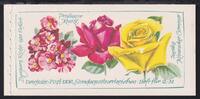 DDR DDR MH 6 I 6 postfrisch Blumen MiNr. MH 6 I 6 postfrisch Blumen -