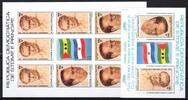 Sao Tome e Principe Sao Tome e Principe Block 58 A + 697-698 B postfrisch als ZD-Bogen. Tito MiNr. Block 58 A + 697-698 B postfrisch als ZD-Bogen. T -
