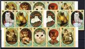 Sao Tome e Principe Sao Tome e Principe 730-736 A+B postfrisch Katzen MiNr. 730-736 A+B postfrisch Katzen -