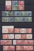 Deutsches Reich Deutsches Reich S 114, SK 19-SK 20, W 47-W58 gestempelt alle Zd Wagner MiNr. S 114, SK 19-SK 20, W 47-W58 gestempelt alle Zd Wag -