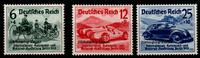 Deutsches Reich Deutsches Reich 695-697 postfrisch Satz, mit Aufdruck Nürburgring-Rennen MiNr. 695-697 postfrisch Satz, mit Aufdruck Nürburgring -