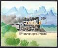 Tschad Tschad Block 43 B postfrisch Eisenbahn MiNr. Block 43 B postfrisch Eisenbahn -