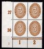 Deutsches Reich Dienst Deutsches Reich Dienst 114 X Pl.-Nr 2 postfrisch 4er Block MiNr. 114 X Pl.-Nr 2 postfrisch 4er Block -