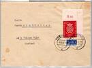 BRD Bund 122 auf Brief Ecke 2 -