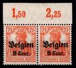 Deutsche Besetzung 1. WK Belgien Deutsche Besetzung 1. WK Belgien 13 b I P OR postfrisch als Paar MiNr. 13 b I P OR postfrisch als Paar -