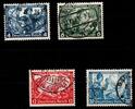 Deutsches Reich Deutsches Reich 500, 502, 504 und 505 B gestempelt MiNr. 500, 502, 504 und 505 B gestempelt -