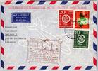 Berlin 138-139 u.a. auf Brief Lufthansa Erstflug -