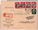 Deutsches Reich 542 u.a. auf Brief als Mischfrankatur portogerecht -