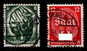 Deutsches Reich Deutsches Reich 544-545 gestempelt mit sauberem Vollstempel MiNr. 544-545 gestempelt mit sauberem Vollstempel -