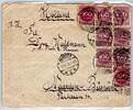 Deutsches Reich 268 auf Brief Mehrfachfrankatur -